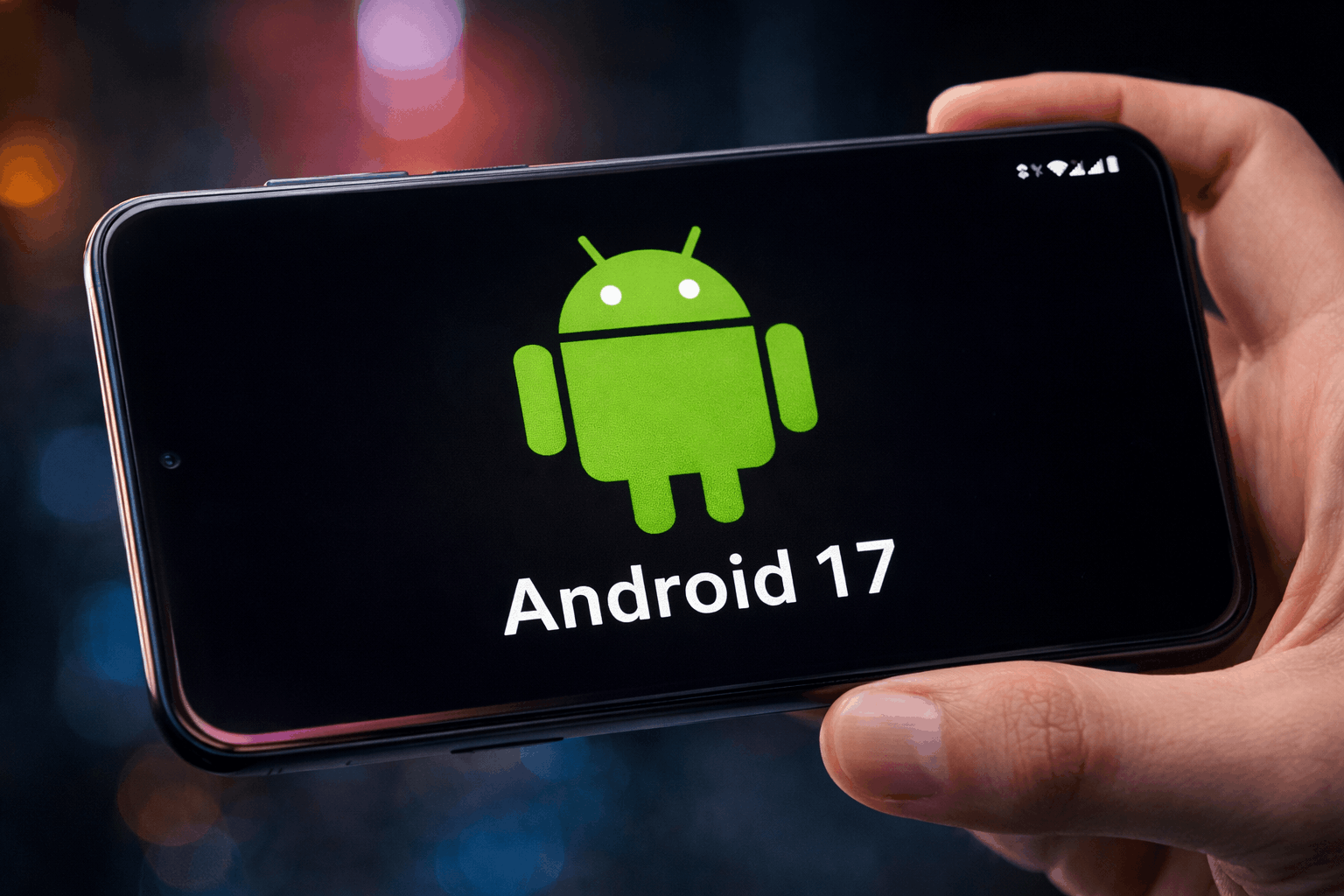 Android 17 Beta on Google Pixel phone showing refined UI and new update features
