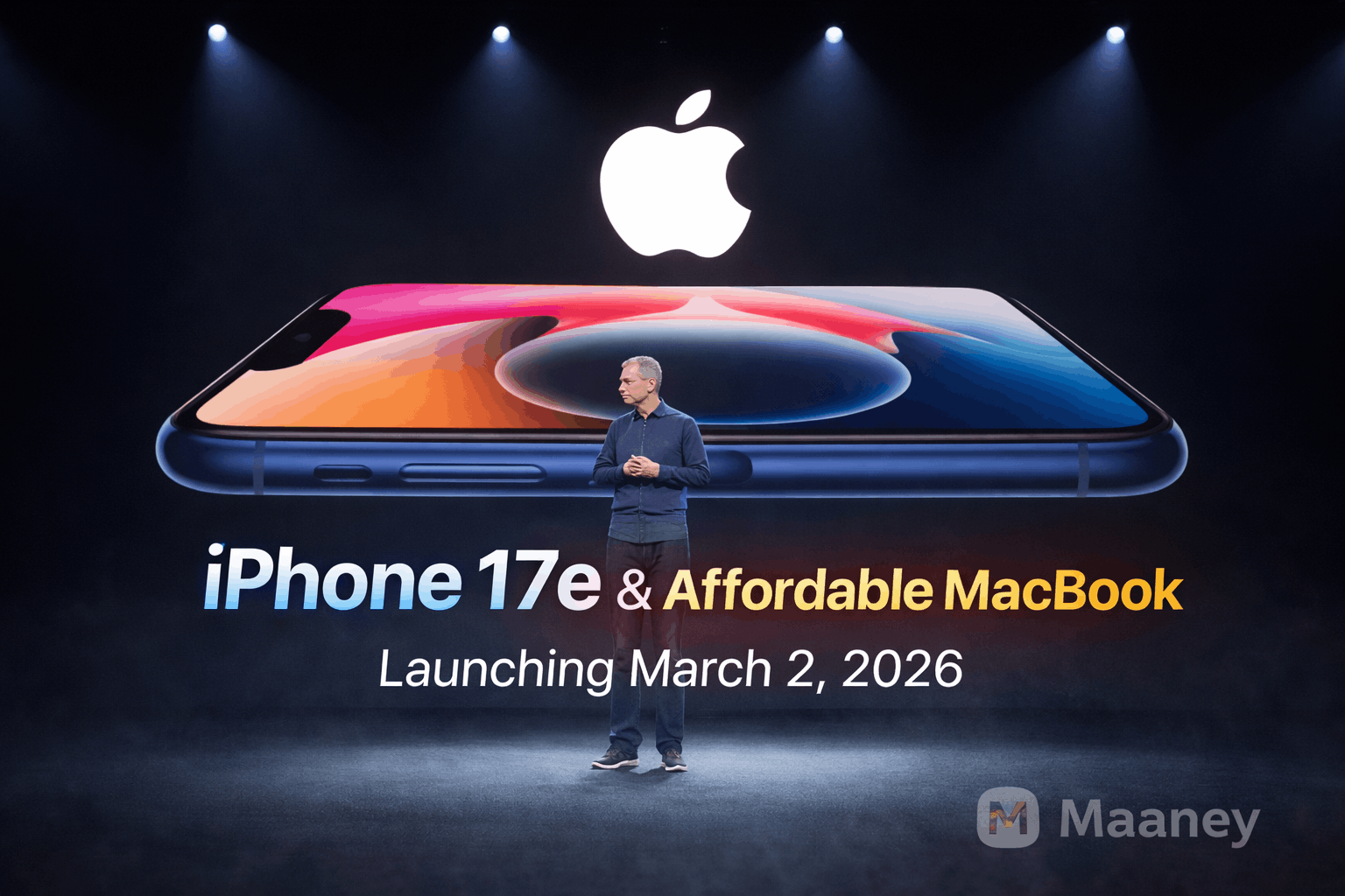 Apple iPhone 17e and affordable MacBook launching March 2, 2026 with new MacBook Pro and iPad updates