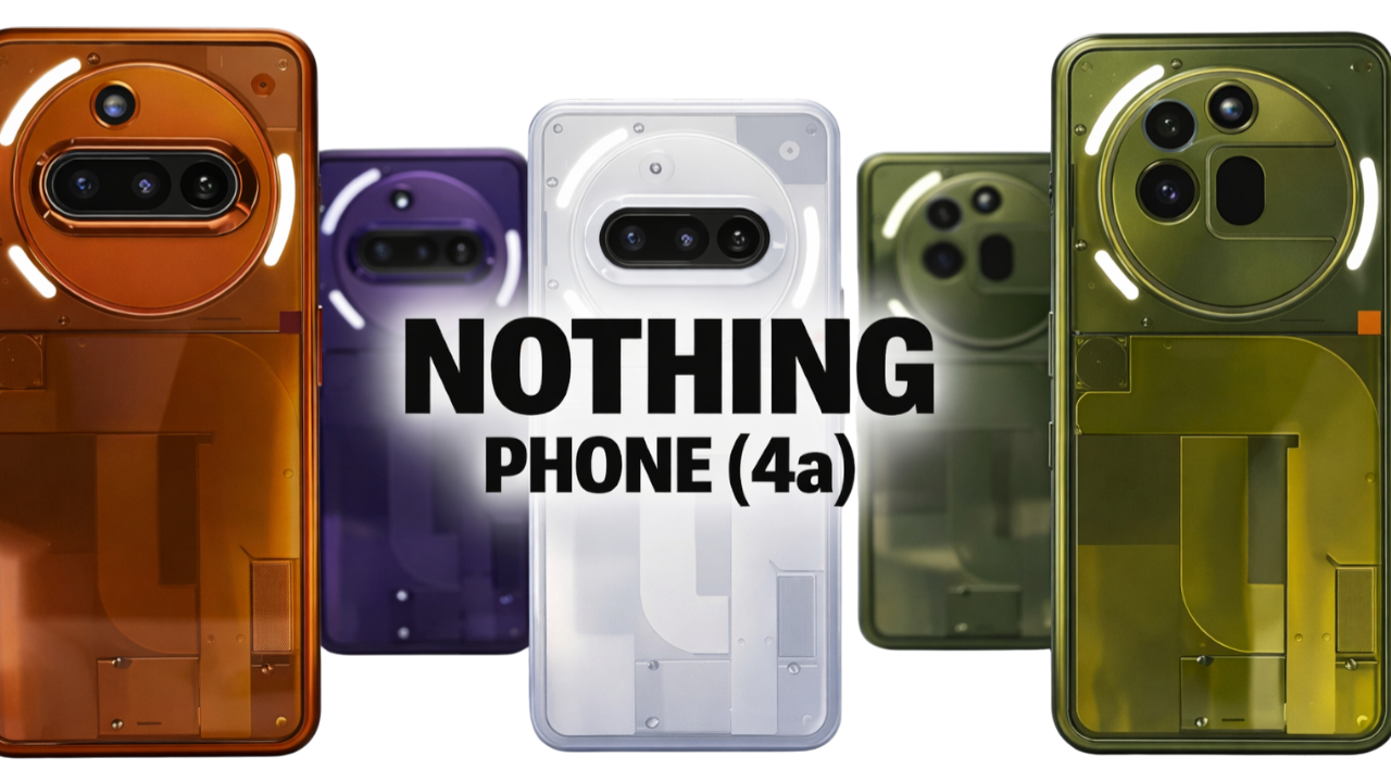 Nothing Phone (4a) official teaser showing multiple colour dots