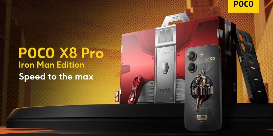 Poco X8 Pro Iron Man Edition launched in India with 6500mAh battery and Marvel design