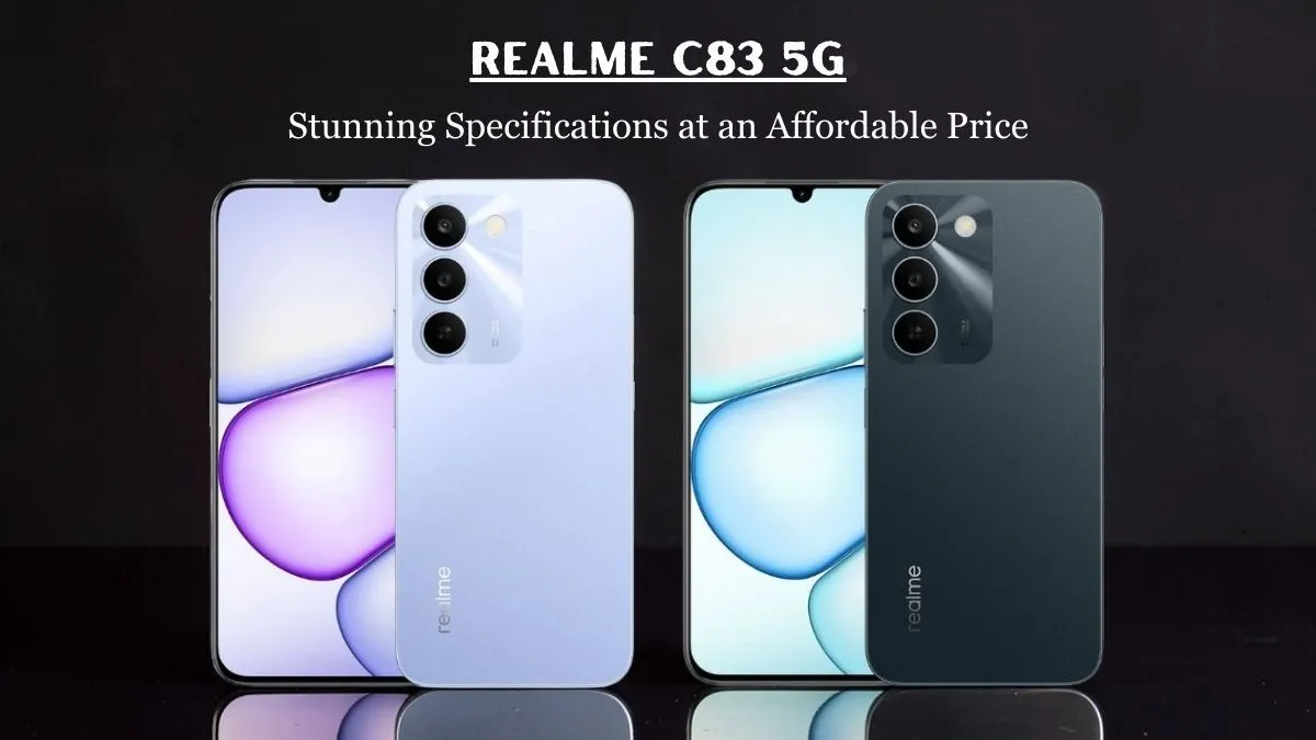 Realme C83 5G launched in India with 7000mAh battery 144Hz display Dimensity 6300 specifications