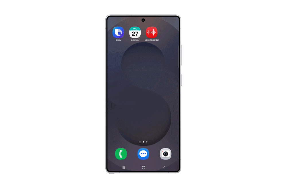 Samsung One UI 8.5 Bixby interface showing conversational AI responses