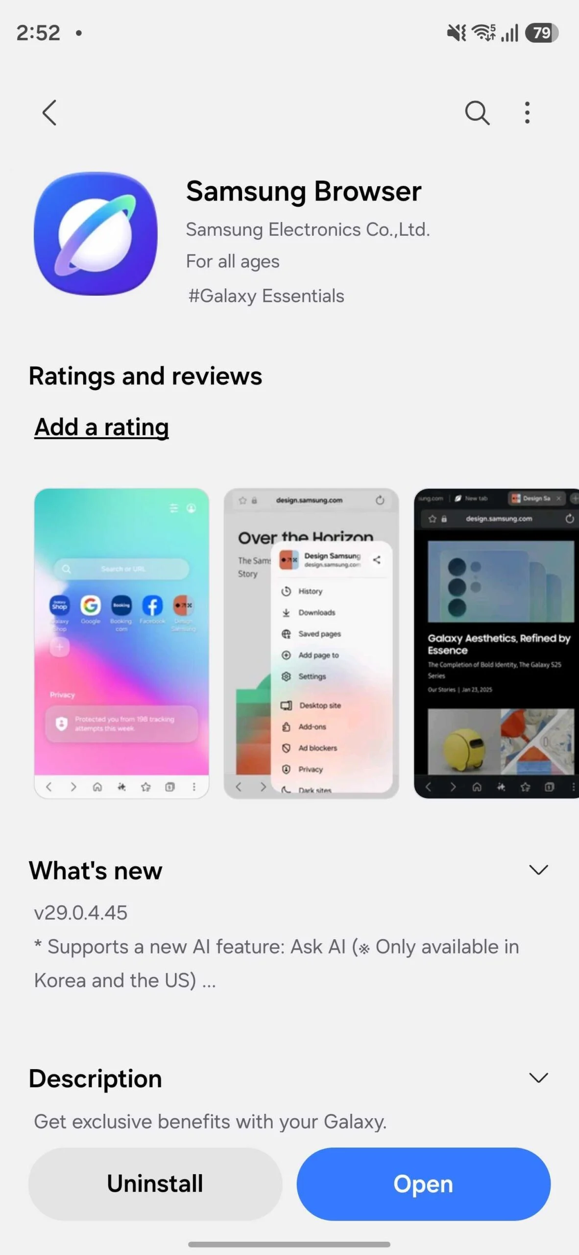 Samsung browser new name appears on Galaxy devices with One UI update