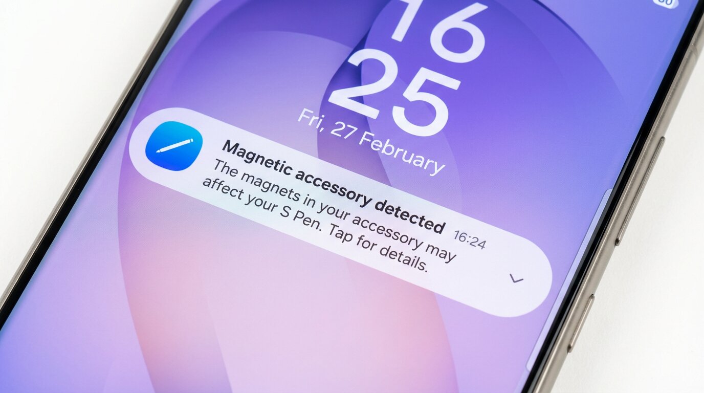 Samsung Galaxy S26 Ultra S Pen may be affected by magnetic accessories
