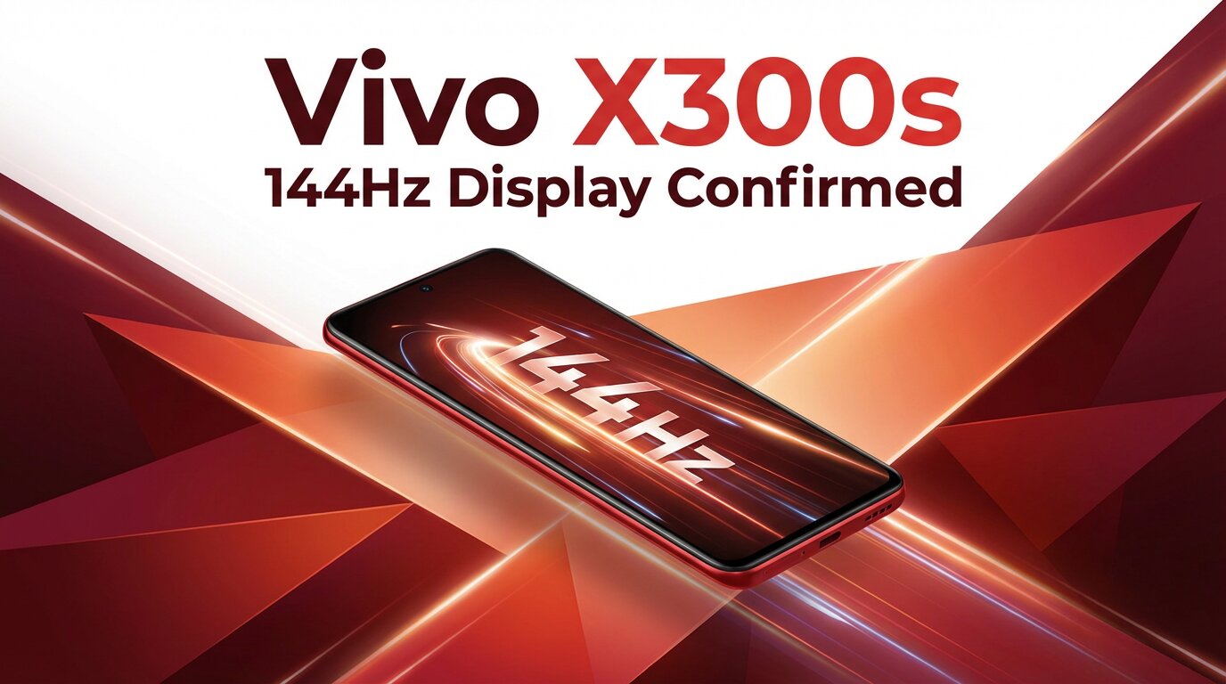 Vivo X300s flagship smartphone teased with 200MP ZEISS camera and smooth 144Hz display