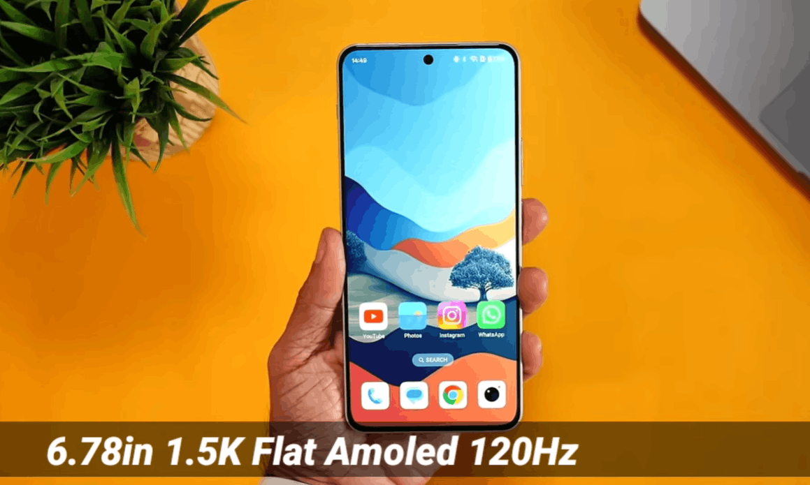 Nothing Phone 4a AMOLED display showing vibrant colors