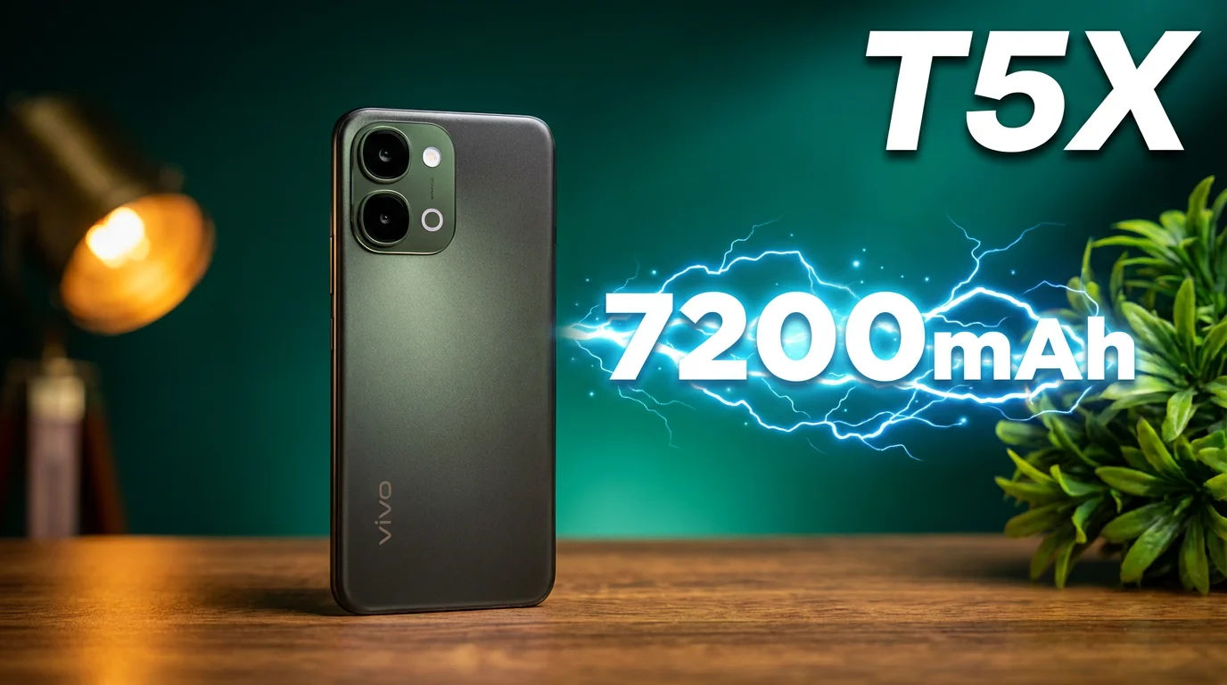 Vivo T5X battery charging animation